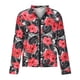 thumbnail image 4 of Chaqueta de manga larga con bolsillos para mujer, informal, sólida, abierta, frontal, con cremallera Pompotops qwe17313, 4 of 9