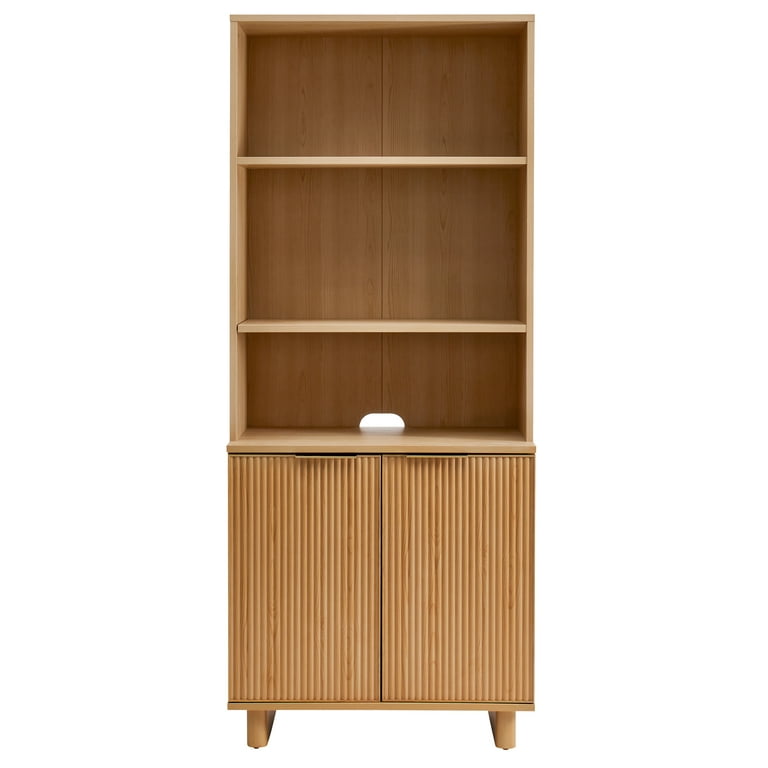 Better Homes & Gardens Lillian Fluted Bookcase with Doors photo 2