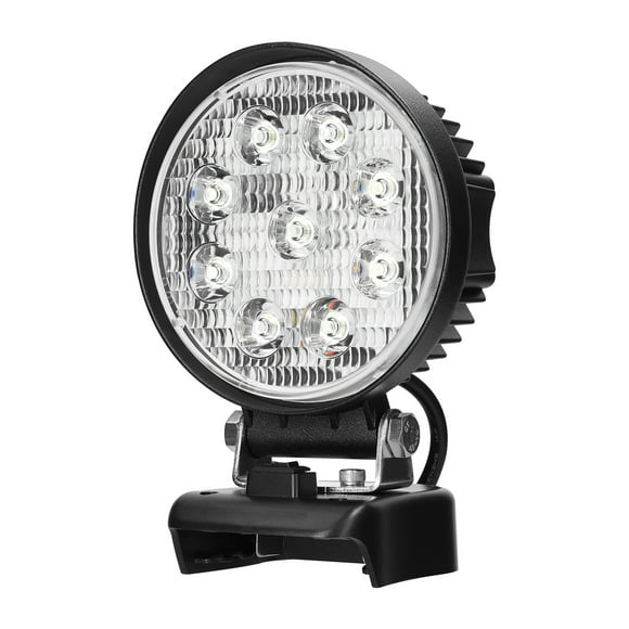 TFixol Portable 27W LED Work Light with High Brightness, Compatible with Makita Batteries, Battery Not Included, Black