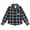 Jack Skellington Black, variant on Mickey Mouse Little Boys' Long Sleeve Button Down Shirt Red Plaid