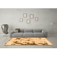 thumbnail image 3 of Ahgly Company Indoor Square Abstract Orange Modern Area Rugs, 8' Square, 3 of 4