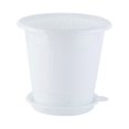 thumbnail image 1 of Maceta Advancent para orquídeas soporte de doble capa decoración blanca, 1 of 6