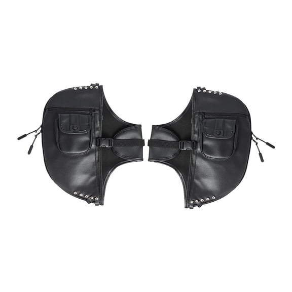 Bolsa calentadora de piernas con bajos suaves, protectores contra la lluvia, cubierta protectora, fácil de instalar, cuero PU para de turismo Zulema Chaps bajos suaves