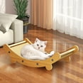 thumbnail image 6 of Cat Scratching Board Cat Interactive Toy Durable Ornament Pet Supplies Grind Claws Cat Scratcher Toy Cat Bed for Dogs Kitten Chair 52x14x25.6cm, 6 of 10