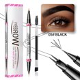 thumbnail image 1 of Eyebrow Powder 4ml Curved Eyebrow Pen Eyebrow Pencil Brow Pencil 2 In 1 Ended Microblading Eyebrow Pen With Curved Tip And Precise Brush Tip Brow Pen For Natural Hair Like Brows, 1 of 3
