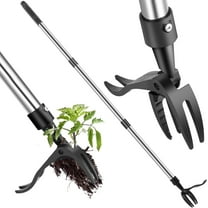 Weed Puller Tool, Lightweight, 4-Claw Stand Up Weeder Tool with Adjustable Handle for Remove Weeds Without Bending or Kneeling, Easily Remove Dandelions, Thistles, Plantain, Crabgrass.