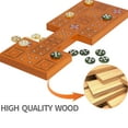 thumbnail image 2 of Ur Board Game Ancient Royal Game of Ur Board Game Handmade Strategy Board Games for Adults Tabletop Game Unique 2 Player Wooden Board Game Quality Solid Wood Beautifully Designed (Red Peach), 2 of 6