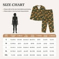 thumbnail image 4 of Yiaed Forest Squirrel Print Pajamas Women's Long Sleeve Sleepwear Soft Button Down Loungewear Pjs Lounge Set Nightwear Womens Pajama Pants-Large, 4 of 7