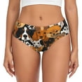 thumbnail image 1 of Balery Dogs Different Breeds Ropa Interior de Algodón para Mujer con Dibujo – Braguitas Cómodas y Elásticas, Estilo Clásico-X-Large, 1 of 6