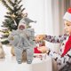 thumbnail image 1 of Fiudx Muñeco de Papá Noel Navideño, Decoración de Mesa Navideña, Adorable Diseño de Tela y Plástico, Acento Festivo para El Hogar y La Oficina, Decoración Navideña de Acción de Gracias, Tamaño 40 X 1, 1 of 5