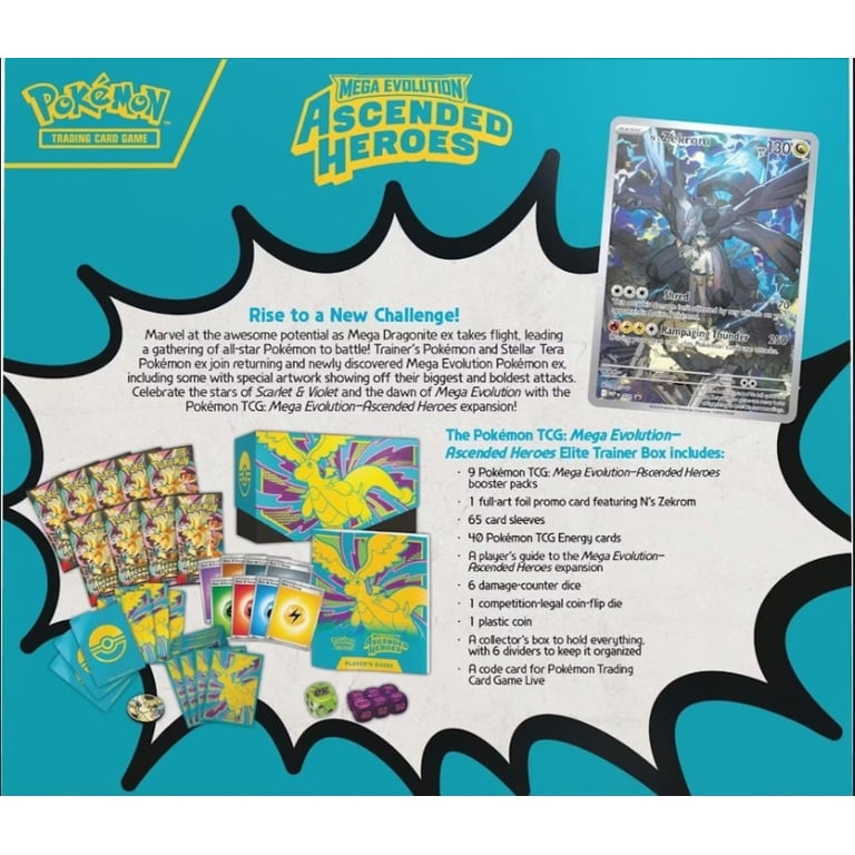 Pokemon TCG: Mega Evolution: Ascended Heroes Elite Trainer 10-Box