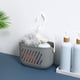 thumbnail image 4 of Cesta de almacenamiento de plástico con gancho para colgar en la ducha, organizador colgante para cocina, 4 of 8
