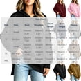 thumbnail image 3 of Paiwinds Women's Oversized Sweatshirts Cozy Hooded Long Sleeve Pullover with Drawstring and Front Pocket Casual Relaxed Fit Side Vent Tunic Tops, 3 of 6