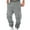 Gray, variant on Holiday Clearance! AIEOTT Mens Sweatpants, Fleece Cargo Joggers for Men with Pockets Solid Color Drawstring Waist Sweatpants