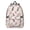 Husky and Floral, variant on Maltese and Floral Green Pattern Backpack for School, Cute School Bag with Adjustable Shoulder Straps and Padded Back, 15.7"x11.8"x5.5"