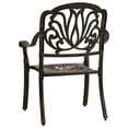 thumbnail image 3 of vidaXL Ensemble Bistro 5 Pcs Aluminium Coulé Bronze, 3 of 5