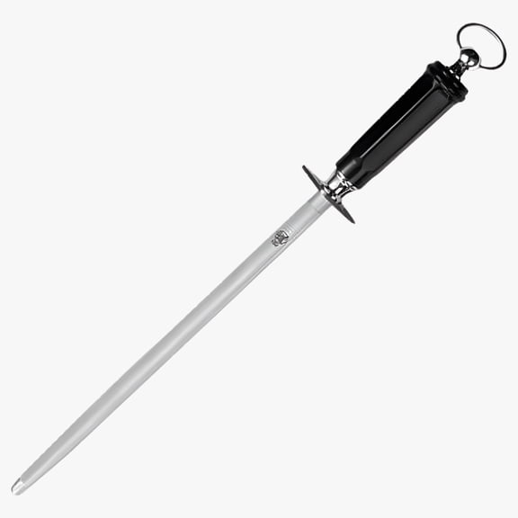 MITSUMOTO SAKARI Honing Steels, 10 inch Knife Sharpening Steel (ABS Handle & Powerful Magnet)