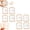 8Pcs, variant on Bread Sponge - Bread Sponges for Kitchen, Toast Shaped Pop-Up Compostable Sponges, Non-Scratch Dish Scrubber, for Kitchen