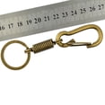 thumbnail image 3 of GARENDE 6xKeychain Carabiner Buckles Spring Snap Hooks Swivel Key Holder Clip Gold, 3 of 7