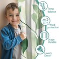 thumbnail image 3 of Blackout Kids Curtains,Green Leaves Modern Art Childrens Insulated Curtains Set Of 2,Bedroom Essentials,Toddler Room Decor 42x84in(106x213cm), 3 of 4