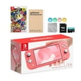 thumbnail image 1 of Nintendo Switch Lite Coral with Super Bomberman R, Mytrix 128GB MicroSD Card and Accessories NS Game Disc Bundle Best Holiday Gift, 1 of 6