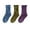 Blue, variant on lnmuld Kids Socks 3PCS Toddler Girls Frilly Lace Crew Socks with Scalloped Design for Everyday Casual Wear Size:M