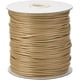 thumbnail image 1 of Rollo de hilo encerado de macramé, redondo, liso, de poliéster camel, color caqui, 175 yardas, 0,5 mm, 1 of 9