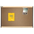 thumbnail image 5 of Quartet Prestige Colored Cork Bulletin Board, 3' x 2', Maple Finish Frame, 5 of 5