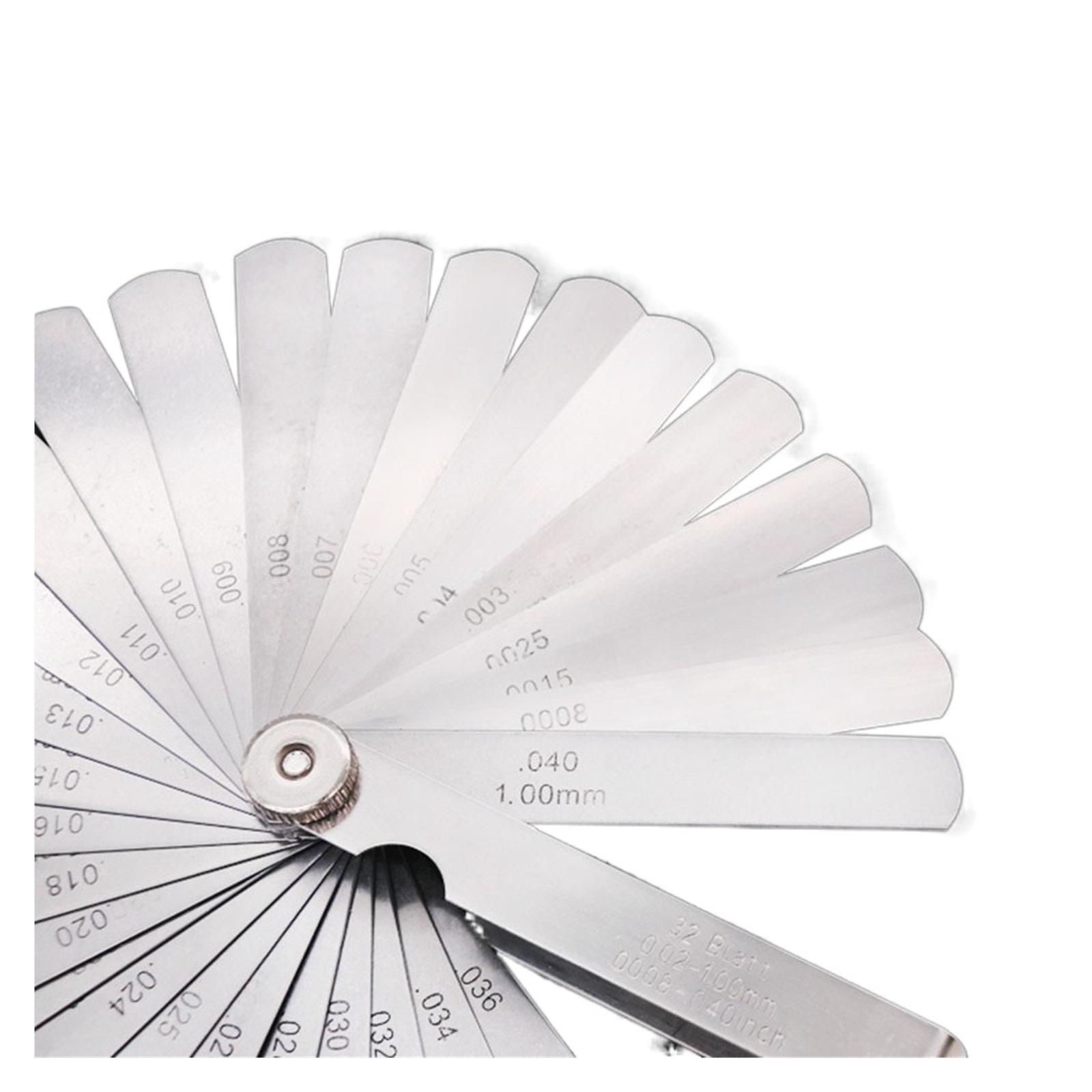 Metric Ruler Home Mapping Tools Measuring Tool Millimeters Spare Parts Feeler Gauge 0.02-1m Brand ,Easy to Use