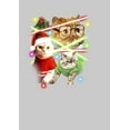 thumbnail image 2 of Men's Lost Gods Laser Cats  Sweatshirt Athletic Heather Large, 2 of 4