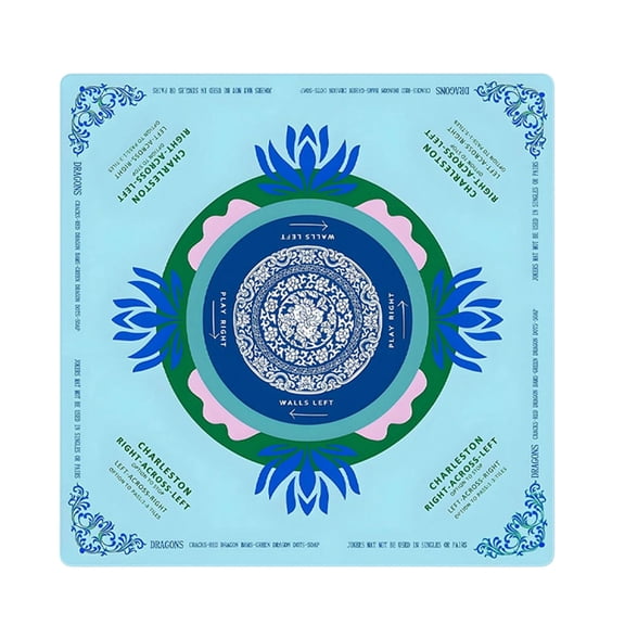 Noise Reducing Anti Slip Mahjong Game Mat Portable Table Cover For Poker Domino Card Board Game Indoor Entertainment
