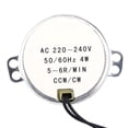 thumbnail image 1 of Motor síncrono de 220-240 V CA con engranaje 4 W CW/CCW (5-6 RPM), 1 of 10