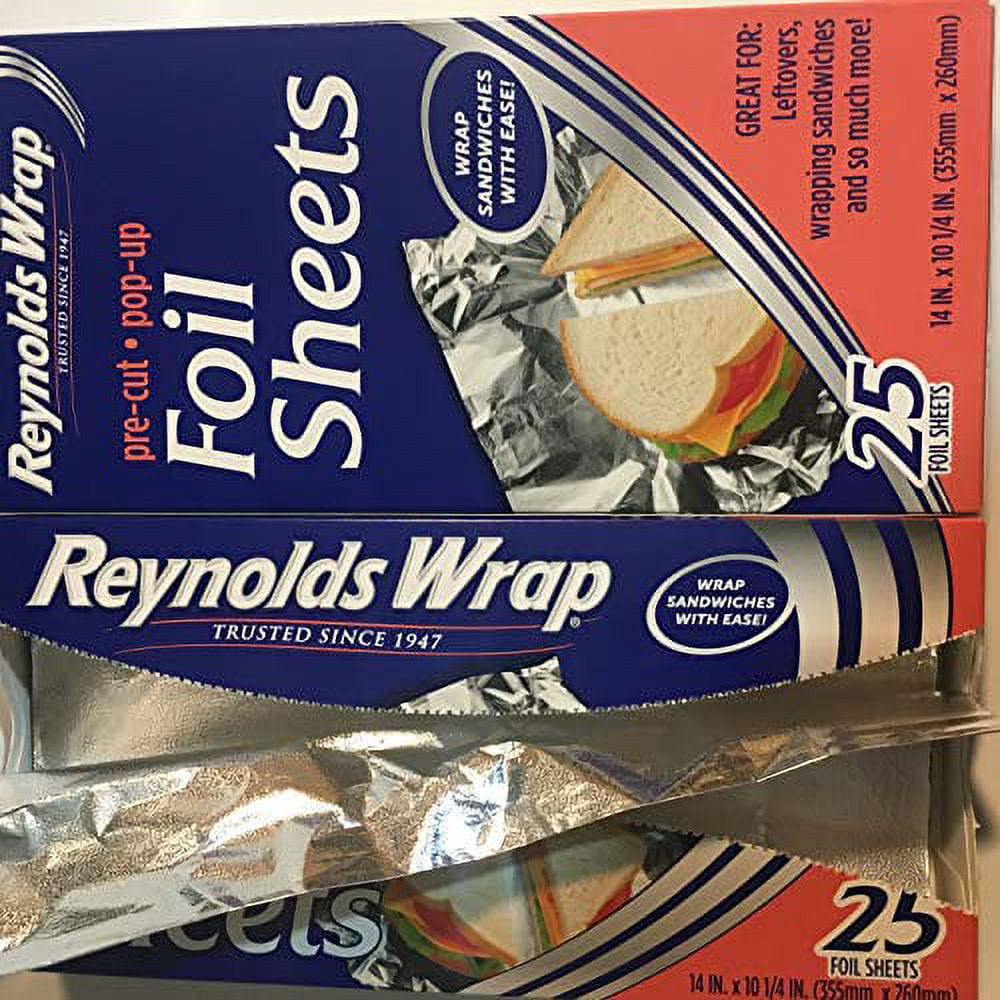 Reynolds Kitchens Pre-cut Pop-up Foil Sheets - 50ct : Target