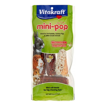Vitakraft Corn - Vitakraft Mini-Pop Corn Bird Treat, 6 oz.