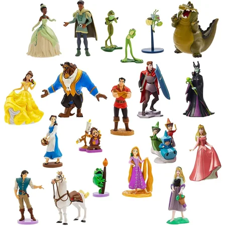 Princess Mega Cake Topper Figurine Set Pvc Figure Rare Collect