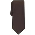 thumbnail image 4 of Alfani Men's Tanner Mini Tie Necktie, Brown, 4 of 4