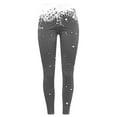 thumbnail image 5 of Arlun Christmas Workout Leggings for Women Snowman Snowflake Full Printed High Waisted Casual Leggings Workout Gym Sports Soft Comfort Stretch Yoga Pants Grey3 XXL, 5 of 5