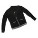 thumbnail image 4 of Chaqueta de ciclismo reflectante a prueba de viento, resistente al agua, ropa de carreras de manga larga para exteriores, color negro XXXL, 4 of 10