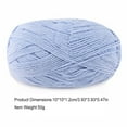 thumbnail image 5 of Dido Crochet Yarn Sweater Scarf Gloves Toys Bundle Crafts Gifts Threads Skeins Set Arts 4-Ply for Knitters Beginners Parties 54water blue, 5 of 5