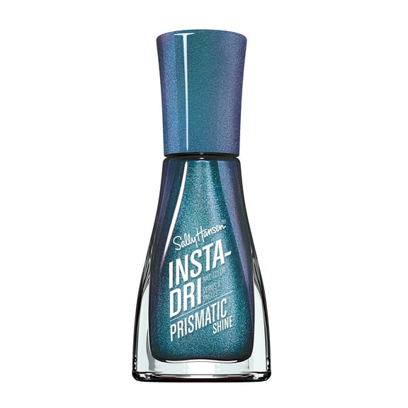Sally Hansen Insta-Dri Nail Color, Celes-teal, 3-in-1 Formula, Color Nail Polish, 0.31 oz, Quick Dry Nail Polish, Nail Polish, Top Coat Nails, Full Coverage Formula, One Stroke, One Coat