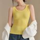 thumbnail image 1 of Chaleco de punto roscado para mujer, traje con cabestrillo pequeño para primavera y otoño, ropa exterior de talla grande, Top sin mangas, 1 of 4