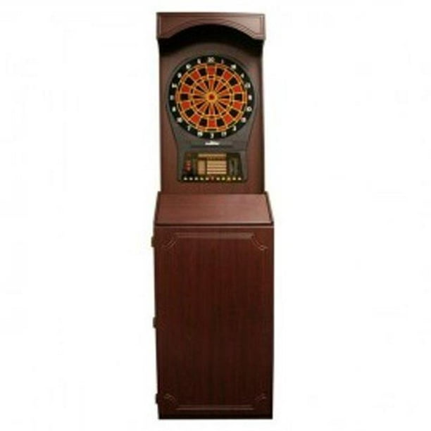 Arcade Style Cabinet With Arachnid Cricket Pro 800 Electronic Dartboard Walmart Com Walmart Com