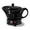 Black, variant on Prime Cuisine 17oz Electric Gravy Boat Warmer, Ceramic Gravy Boat with Detachable Cord and Lid
