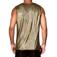 thumbnail image 3 of INSPIRE CHIC Holographic Tank Top for Men's Shiny Sleeveless T-Shirt Disco Party Metallic Vest XL Black Golden, 3 of 6