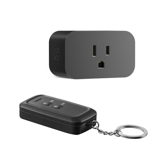 Indoor Remote Control Outlet No Wiring, 100FT RF Ran