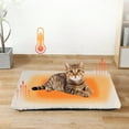 thumbnail image 2 of FYTPOV Self Warming Cat Bed, Self Heating Cat Dog Mat, 24 x 18 inch Extra Warm Thermal Pet Pad for Indoor Outdoor Pets with Removable Cover Non-Slip Bottom Washable, Non Electric, 2 of 5