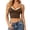 Coffee, variant on Fashion Lace Trim Layered Camisole With Bow Detail Contrast Spaghetti Strap Two Piece Tank Top 3d Print Tops for Women 80s Tops for Women