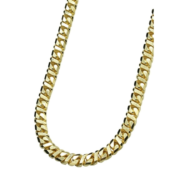Silver Chain - Mens Gold Chain / Dollar Cuban Chain
