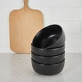 thumbnail image 3 of Stone Lain Logan 12-Piece Dinnerware Set Stoneware, Black, 3 of 6