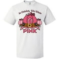 thumbnail image 3 of Inktastic In October We Wear Pink with Ribbon and Pink Pumpkins T-Shirt, 3 of 5